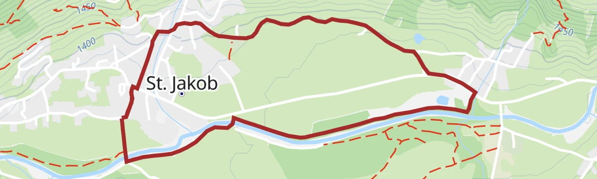 Route map: Wiesenwegrunde
